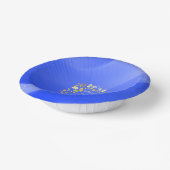 GOLDEN MERRY UND BRIGHT personalisiert Pappteller (Gewinkelt)