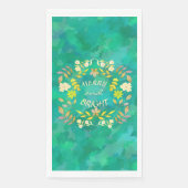 GOLDEN MERRY UND BRIGHT personalisiert Serviette (Vorderseite)