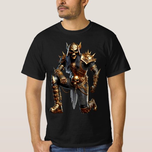 Golden Metal Sting Man T-Shirt (Vorderseite)