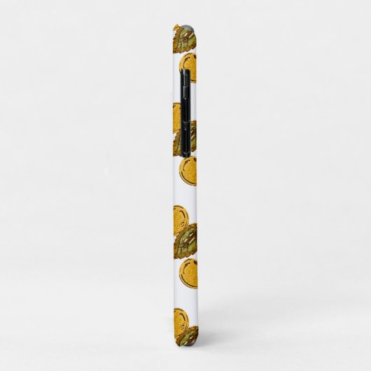 Golden Metallic Cherries Pattern Case-Mate iPhone Hülle (Hinten/Links)