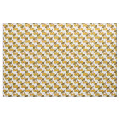 Golden Metallic Cherries Pattern Stoff (Yard (91,4 cm))