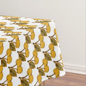Golden Metallic Cherries Pattern Tischdecke (Beispiel)