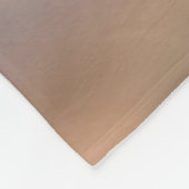 Golden Metallic Flowers Luxe Botanical Elegance Fleecedecke (Ecke)