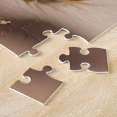 Golden Metallic Flowers Luxe Botanical Elegance Puzzle (Seite)