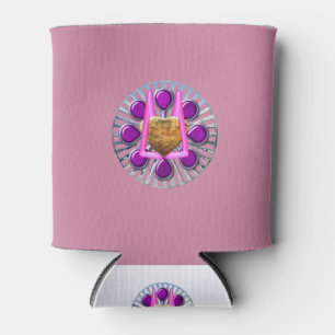 Golden Metallic Heart Stand Dosenkühler