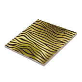 Golden Metallic Waves Seamless Luxury Fliese (Seite)