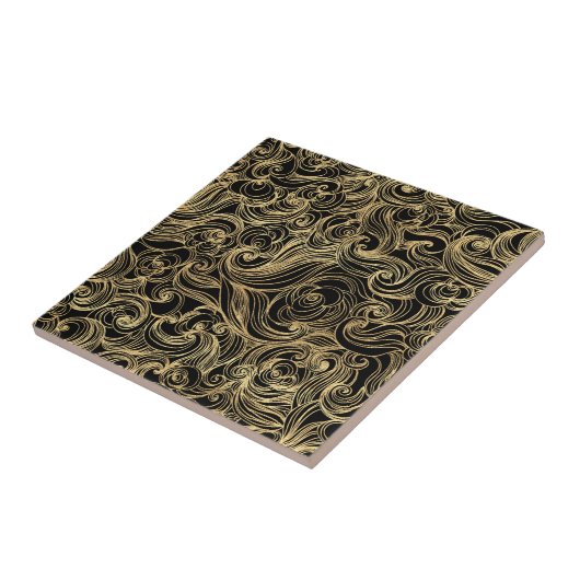 Golden Midnight Creation - Fliese (Seite)