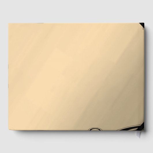 Golden Mirror Fantasy Wedding Gästebuch (Rückseite)