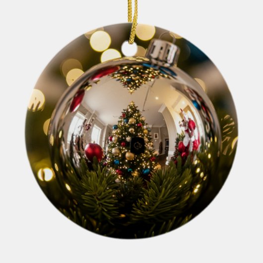 Golden Mirror Weihnachtsschmuck (Vorne)