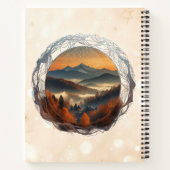 "Golden Mist Harmony" Notizblock (Rückseite)