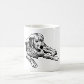 Golden mit Cosy Comic Gran Kaffeetasse (Mittel)