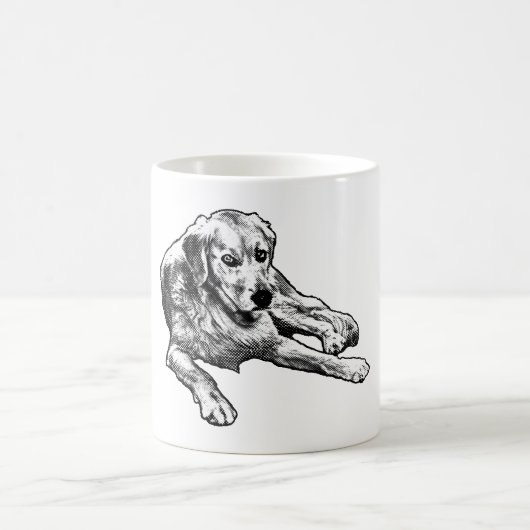 Golden mit Cosy Comic Gran Kaffeetasse (Mittel)