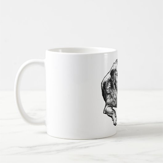 Golden mit Cosy Comic Gran Kaffeetasse (Links)