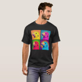 Golden Mole Pop Illustration Colorful Animal Men T-Shirt (Vorne ganz)