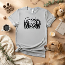 Golden MOM T-Shirt | Süße Golden Retriever Mom Kle