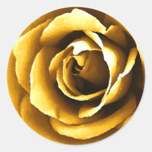 Golden Moments_ Runder Aufkleber