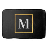 Golden Monogram Badematte (Vorderseite)