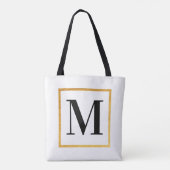 Golden Monogram Tasche (Rückseite)
