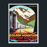 Golden Monte Verità Wandern neben dem Wasser Postkarte<br><div class="desc">Golden Monte Verità Wandern neben dem Wasser</div>