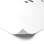 Golden Moon Phase Neruda Poetry Poster (Ecke)