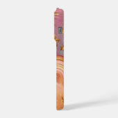 Golden Moon & Stars  iPhone Hülle (Linke Seite)