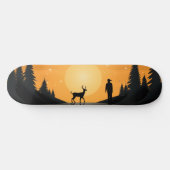 Golden Moonlight Serenity Skateboard (Horizontal)