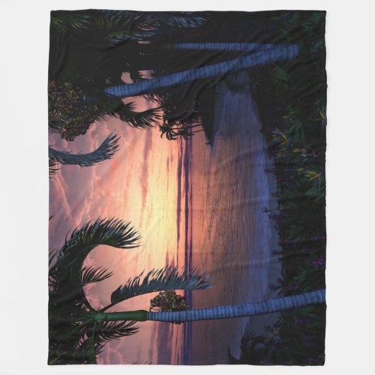 Golden Morning Fleecedecke (Vorderseite)