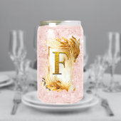 Golden Motifs Monogram Letter F Dosenglas
