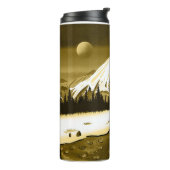 ☕ Golden Mountain Landschaft Tasse (Nach links gedreht)