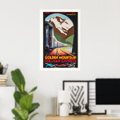 Golden Mountain Pullman Express Montreux Poster (Heimbüro)