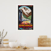 Golden Mountain Pullman Express Montreux Poster (Küche)