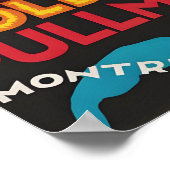 Golden Mountain Pullman Express Poster Druck (Ecke)