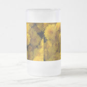 Golden Mums Mattiert Glass Beer Tasse (Mittel)