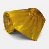 Golden Mums Neck Tie Krawatte (Gerollt)