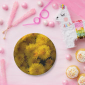 Golden Mums Pappteller (Party)