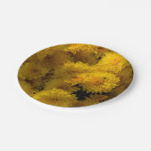 Golden Mums Pappteller (Schrägansicht)