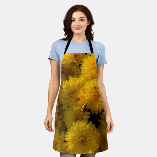 Golden Mums Schürze (Getragen)