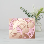 Golden Muse Fossil Postkarte (Stehend vorne)