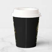 Golden Musical Design Paper Cup Pappbecher (Rechts)