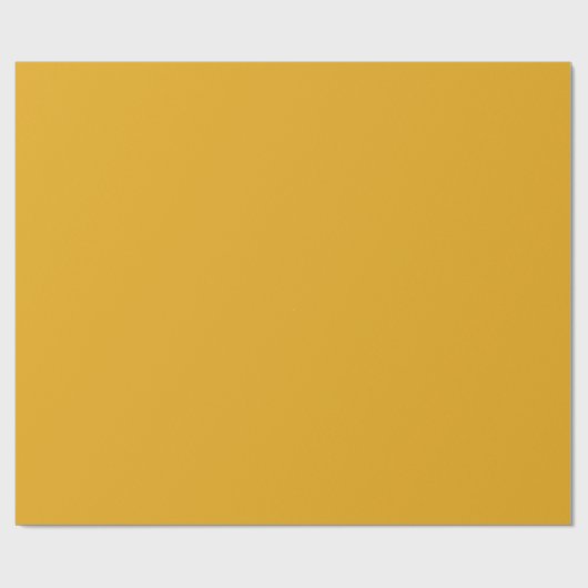 Golden Mustard Gold Pop Of Color  Geschenkpapier (Flach)