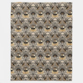 "Golden Mythic Tapestry" Fleecedecke (Vorderseite)