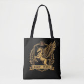 Golden Mythical Winged Horse Lunar New Year Tasche (Vorderseite)