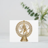GOLDEN NATRAJ POSTKARTE (Stehend Vorderseite)