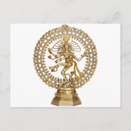 GOLDEN NATRAJ POSTKARTE (Vorderseite)