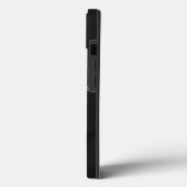 Golden Nautical Anchor Monogram Case-Mate iPhone Hülle (Rückseite / Links)