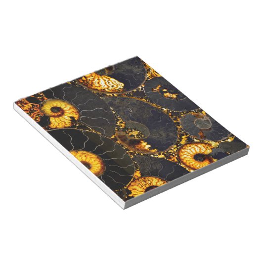 Golden Nautilus Notizblock (angewinkelt)