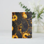 Golden Nautilus Postkarte (Stehend Vorderseite)