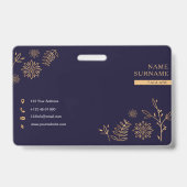 Golden Navy Ausweis (Rückseite)