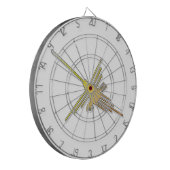 Golden Nazca Lines Hummingbird Dartscheibe (Vorderseite Links)