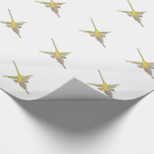 Golden Nazca Lines Hummingbird Geschenkpapier (Ecke)